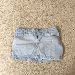 Jean skirt